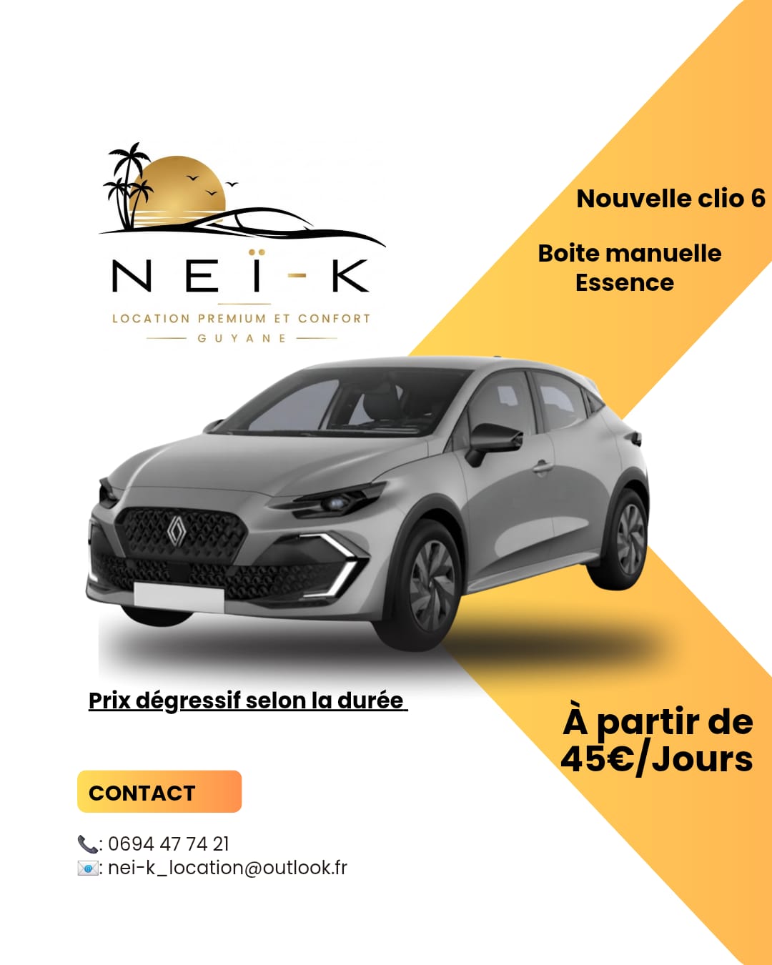 Renault Clio gris clair